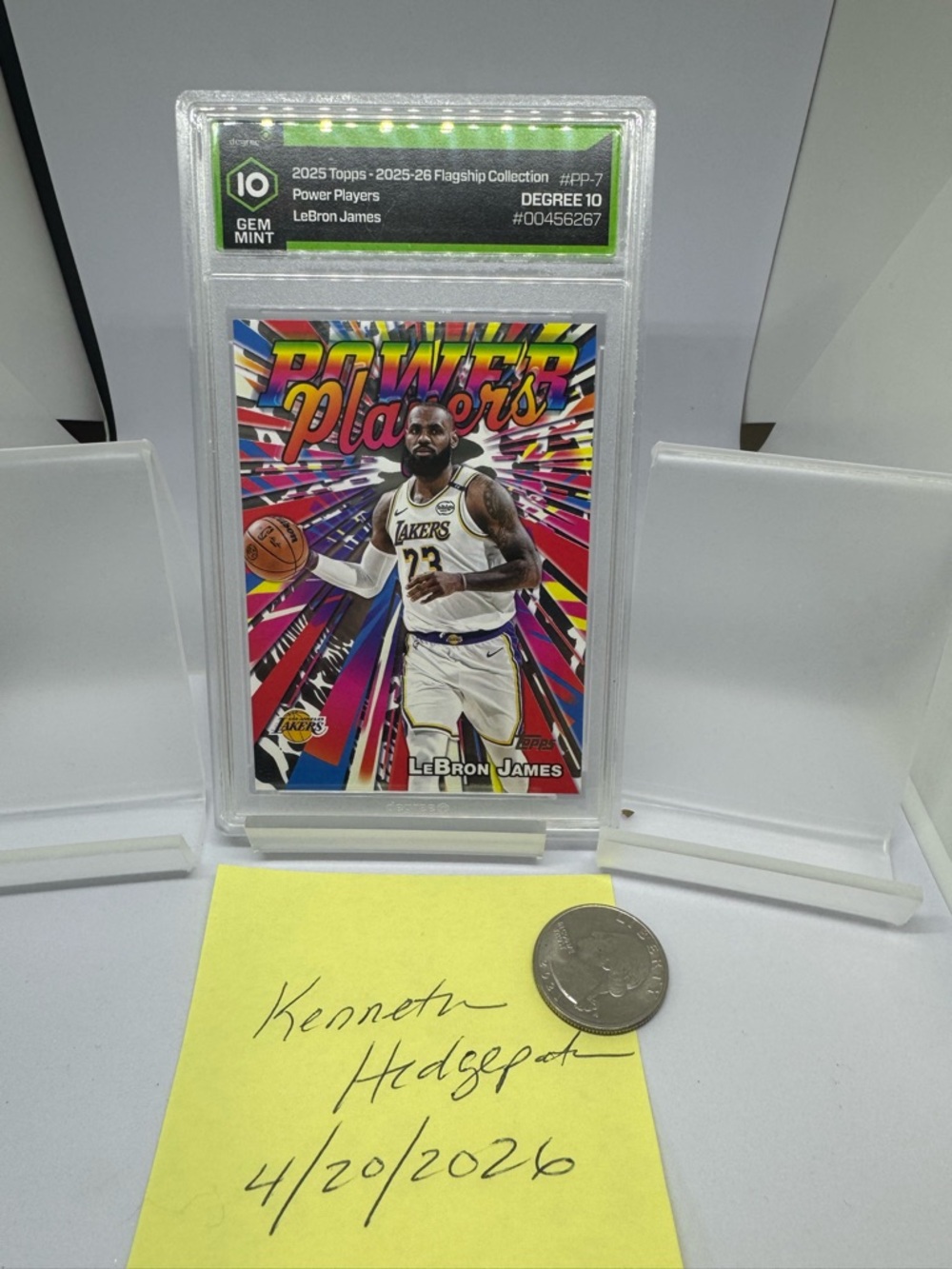 Topps LeBron James Rainbow Burst Power Players Card